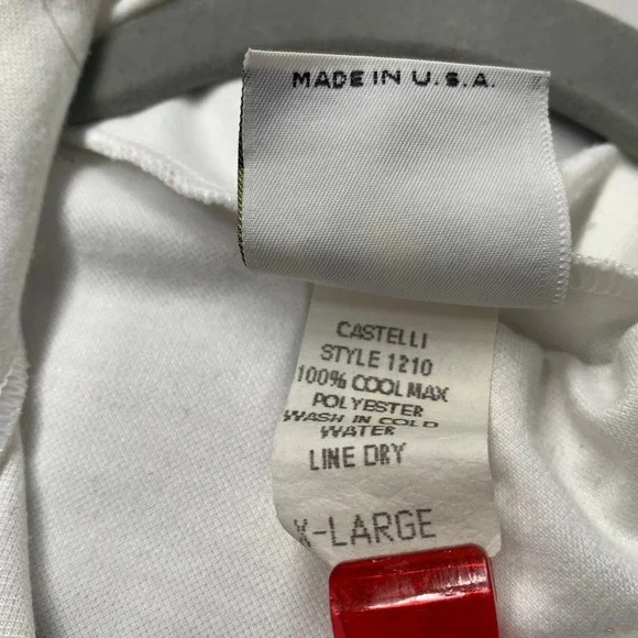 Castelli Sport Italia Men Cycling Jersey XL White Pink La Gazzetta Dello Sport - Picture 5 of 10